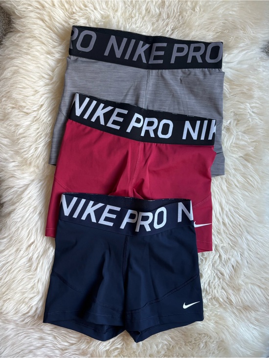 Nike Pants - Nike Pro Dri-Fit Women's Mid-Rise 3" Biker Shorts BUNDLE of 3. Size Small